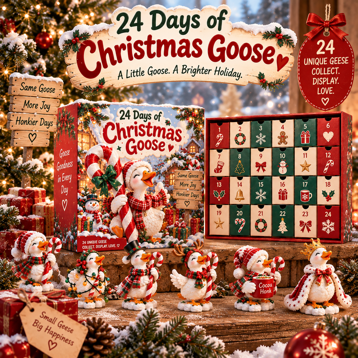 🪿 24 Days of Christmas Goose – Meet a New Holiday Personality Every Day 🎄