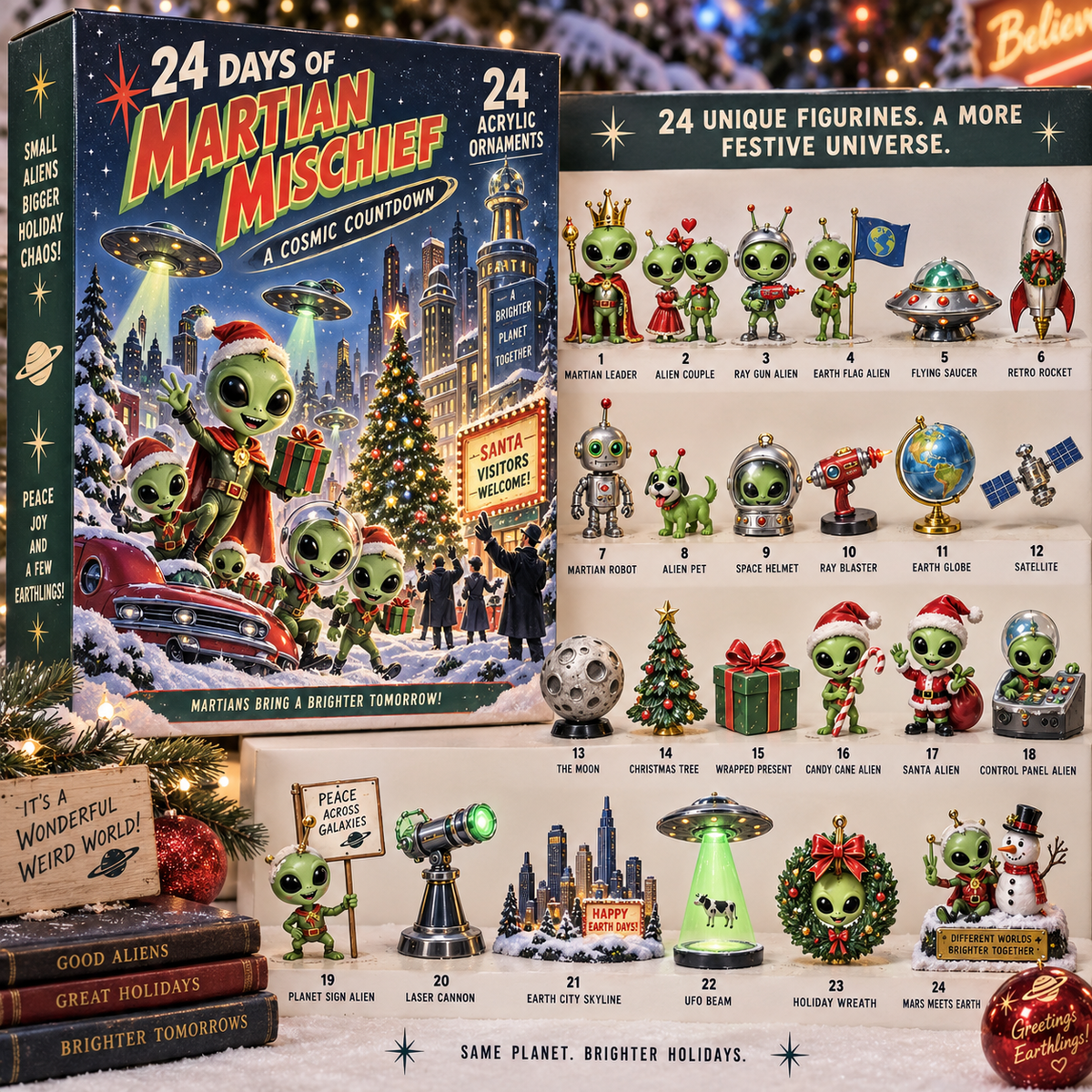 👽 Martian Mischief Advent Calendar – 24 Days of Cosmic Chaos 🚀🎄
