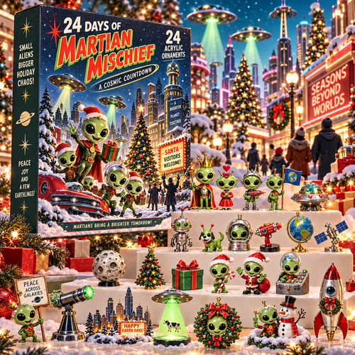 👽 Martian Mischief Advent Calendar – 24 Days of Cosmic Chaos 🚀🎄
