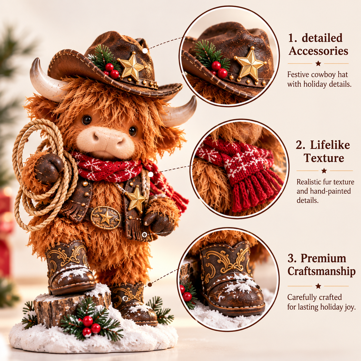 🤠🐮 MOO-RY CHRISTMAS! — 24 Days of Cowboy Highland Cow Surprises 🎄