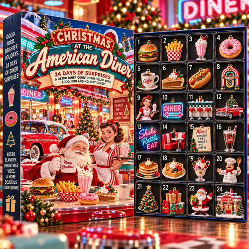 🍩 1950s American Diner Christmas