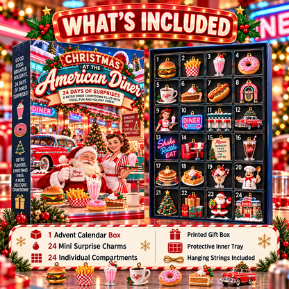 🍩 1950s American Diner Christmas