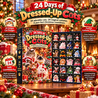🐱24 Days of Dressed-Up Cats🎀