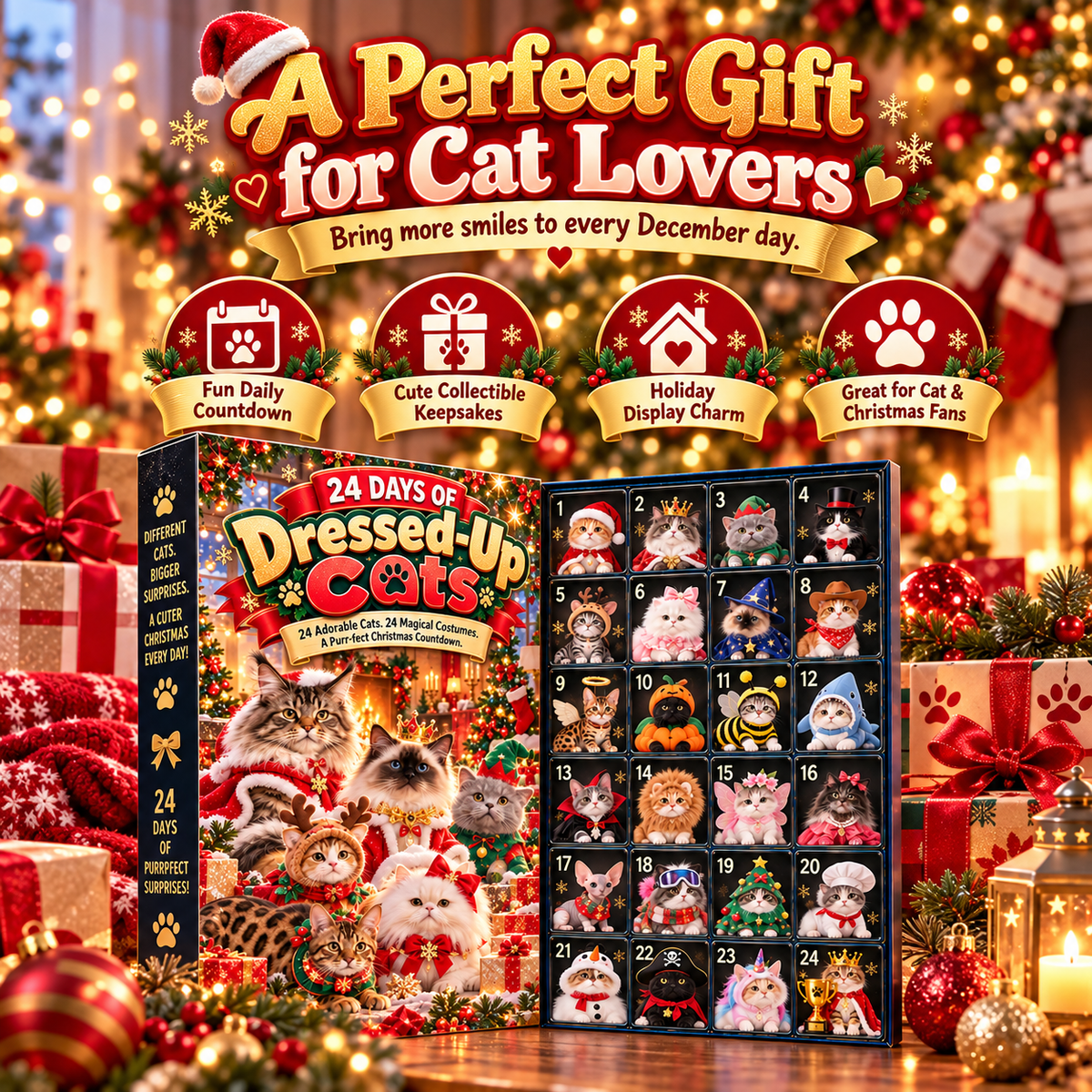 🐱24 Days of Dressed-Up Cats🎀