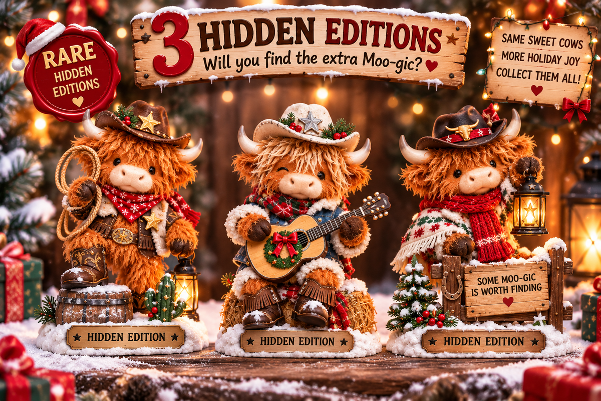 🤠🐮 MOO-RY CHRISTMAS! — 24 Days of Cowboy Highland Cow Surprises 🎄