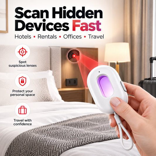 🔍 Compact Infrared Camera Detector – Protect Your Privacy Anywhere