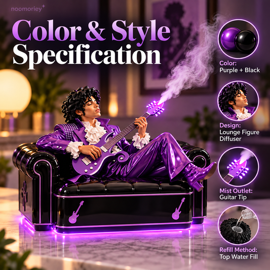 🎁💜🎸🎸 Purple Rockstar Mist Diffuser – Music-Inspired Guitar Diffuser & Collectible Decor