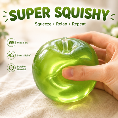 All-natural and safe for babies🍎 Viral Apple Squishy Set – Soft, Cute & Addictively Satisfying ✨