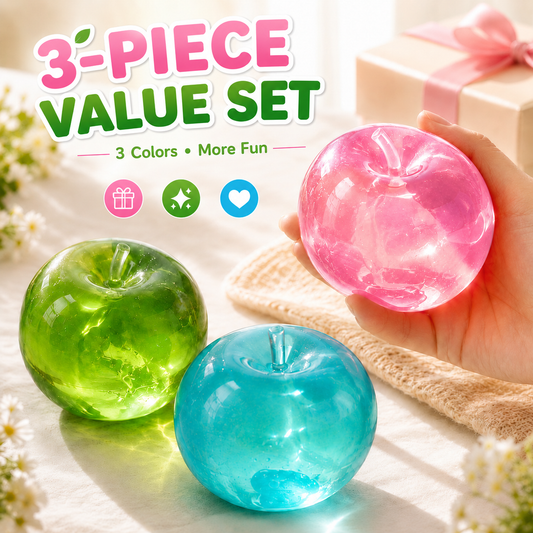 All-natural and safe for babies🍎 Viral Apple Squishy Set – Soft, Cute & Addictively Satisfying ✨