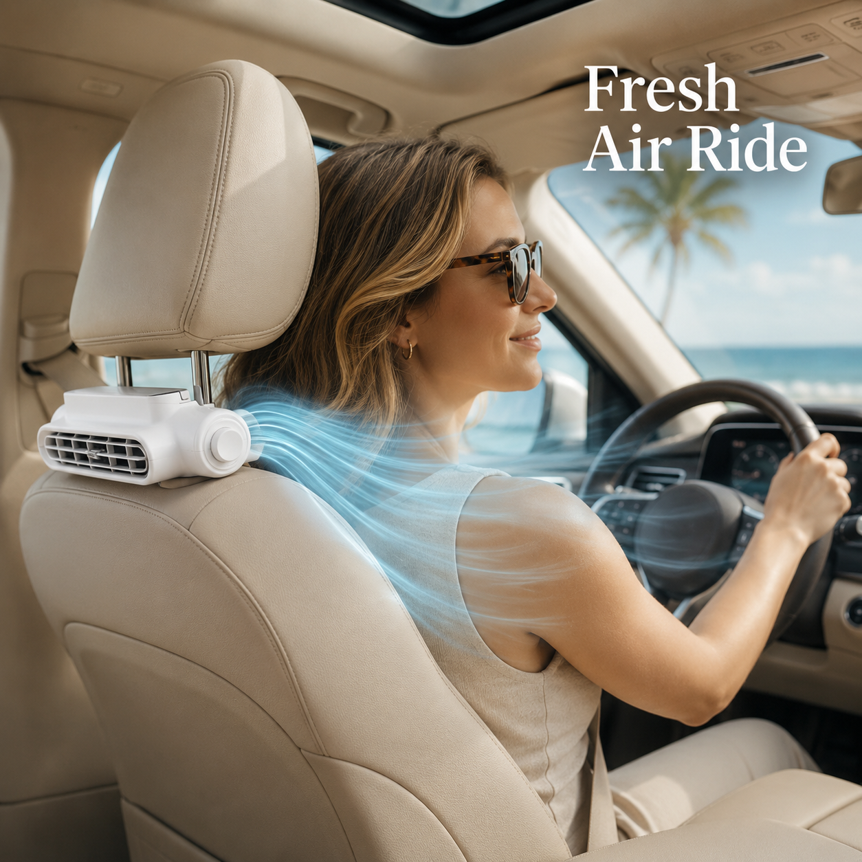 ☀️SUMMER SALE 48% OFF❄️💨 Powerful Airflow Car Seat Fan