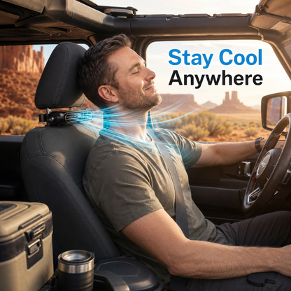 ☀️SUMMER SALE 48% OFF❄️💨 Powerful Airflow Car Seat Fan