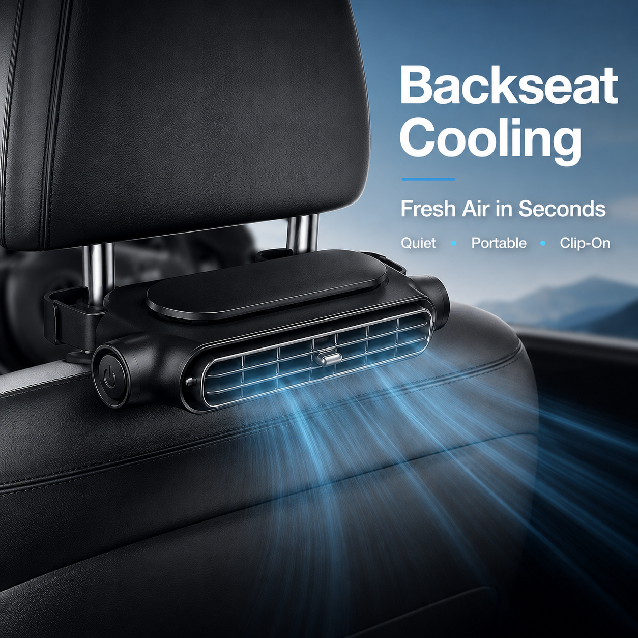 ☀️SUMMER SALE 48% OFF❄️💨 Powerful Airflow Car Seat Fan