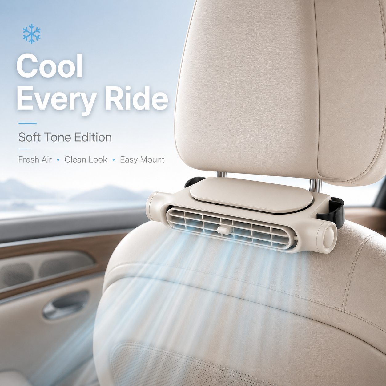 ☀️SUMMER SALE 48% OFF❄️💨 Powerful Airflow Car Seat Fan