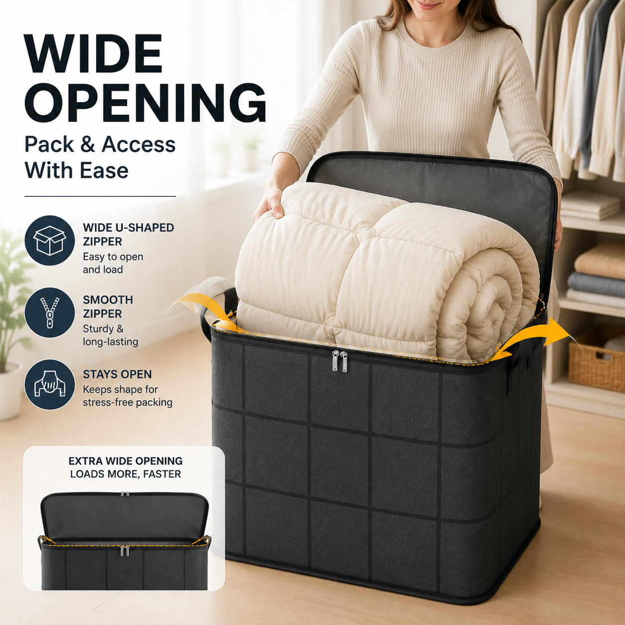 🔥 Hot sell! 🏠 XXL 210L Storage Bag