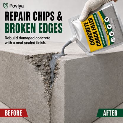 🛠️Waterproof Concrete Crack Filler for Indoor & Outdoor Use