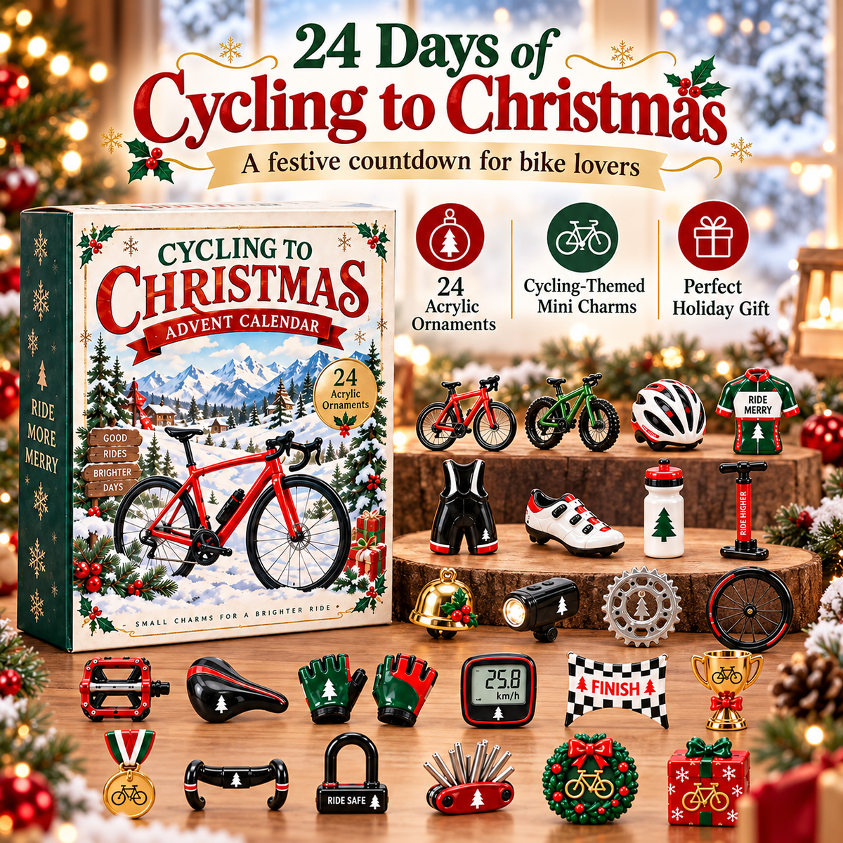 🚴 24 Days of Cycling to Christmas Advent Calendar🎄