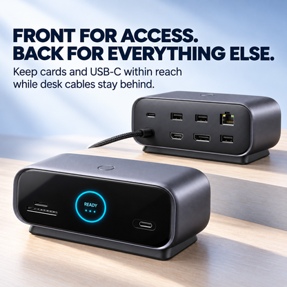⚡ Smart Display USB-C Docking Station – One Cable, A Complete Desktop Setup