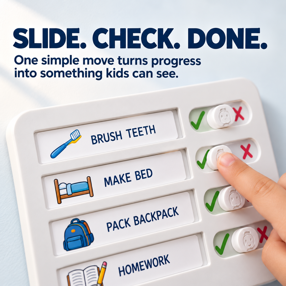 🧒 Kids Visual Chore Board – Make Everyday Routines Easier to See & Follow