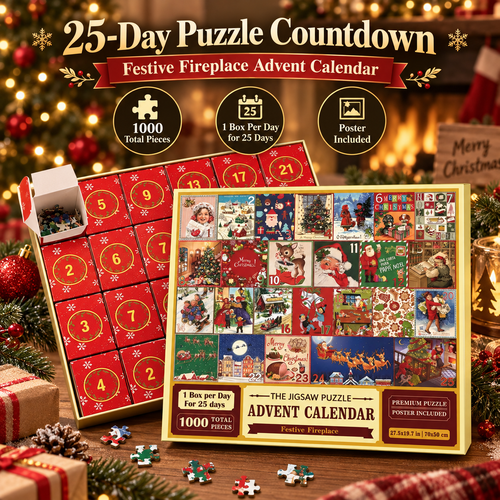 🎄🎅Christmas Calendar Jigsaw Puzzle 1008pcs🧩