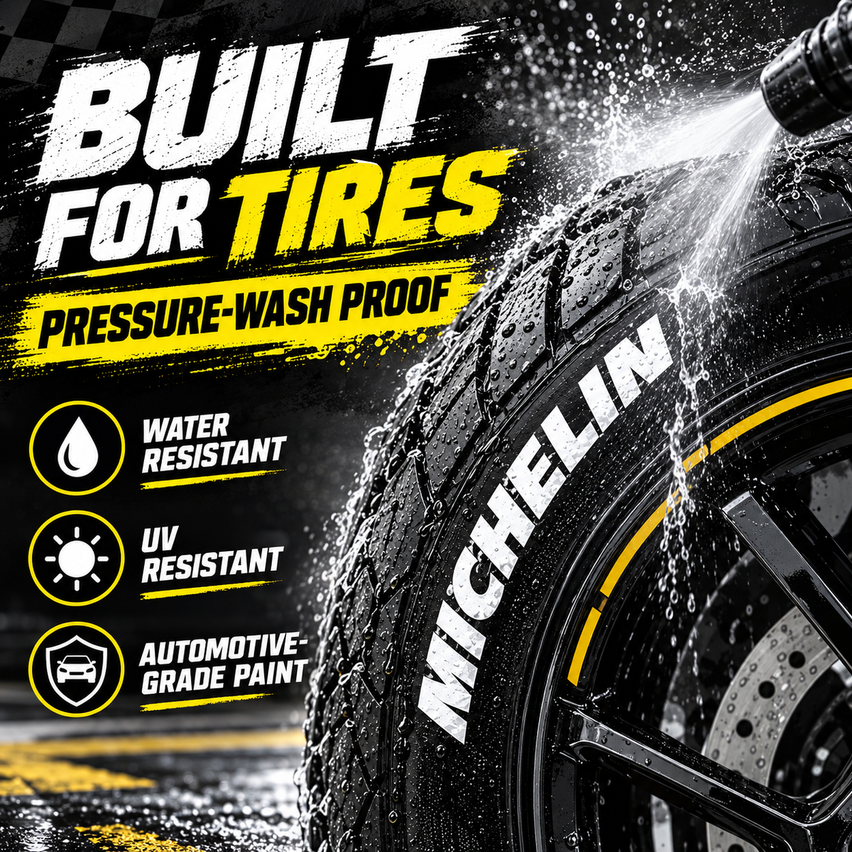 🏎️ Wheel Armor Multi-Surface Automotive Custom Marker