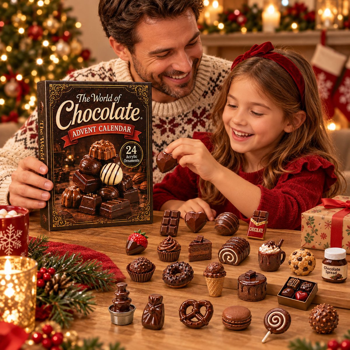 CHRISTMAS 40% OFF - The World of Chocolate Advent Calendar 2026 - 24-Day Festive Countdown