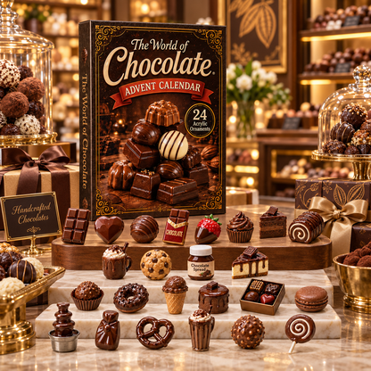 CHRISTMAS 40% OFF - The World of Chocolate Advent Calendar 2026 - 24-Day Festive Countdown