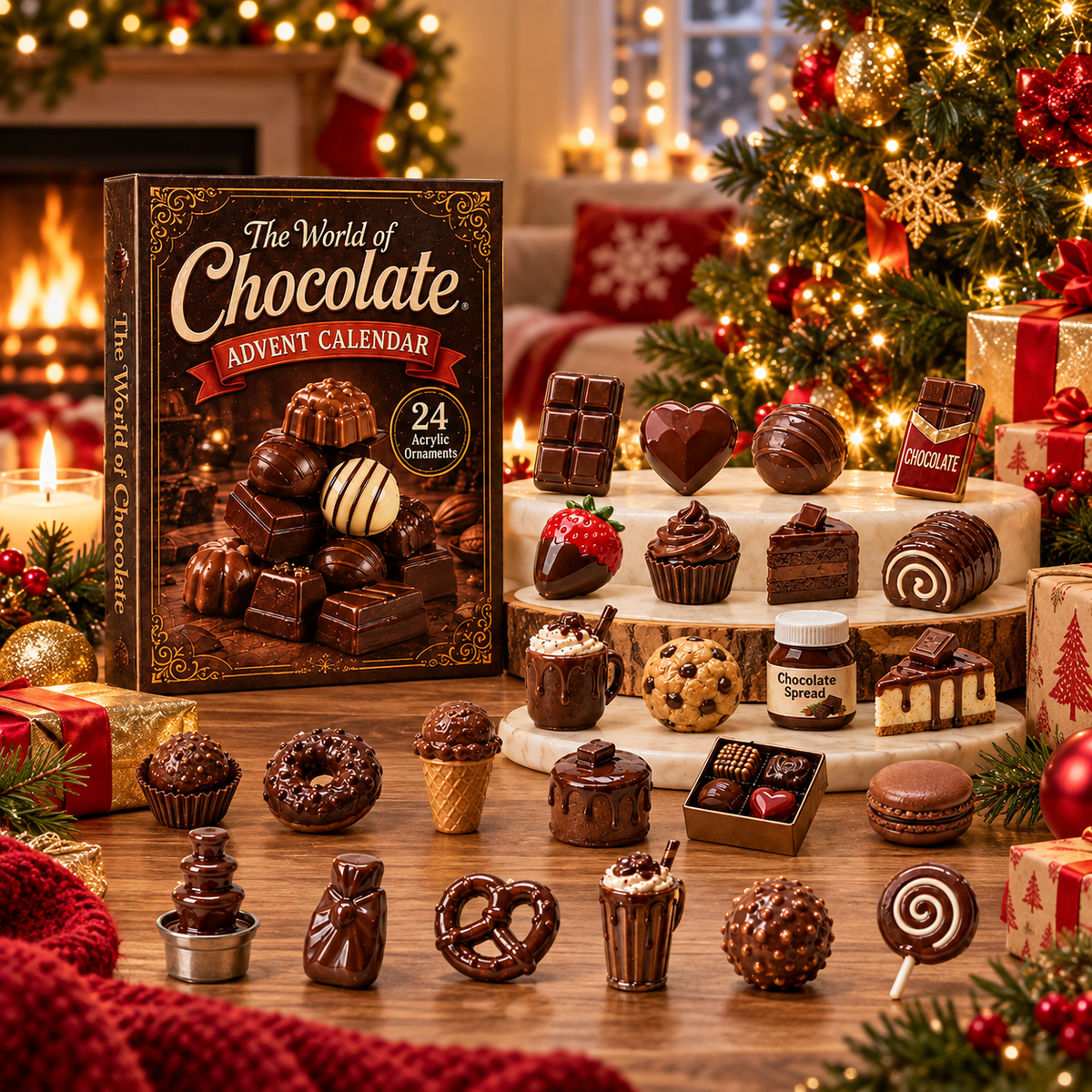 CHRISTMAS 40% OFF - The World of Chocolate Advent Calendar 2026 - 24-Day Festive Countdown