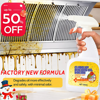 🔥 50% OFF!🫧Heavy Duty Kitchen Degreaser Spray Lasting Effect Heavy Oil Cleaner Stain Removal Liquid for Kitchen