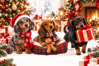 🐶 Too Short for Santa's Sleigh?!2026 Christmas Dachshunds – 24 Days of Little Legs & Big Mischief