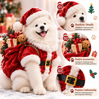 🎄 24-Day Samoyed Christmas Advent Calendar – Festive Dog Collectibles & Daily Holiday Surprises