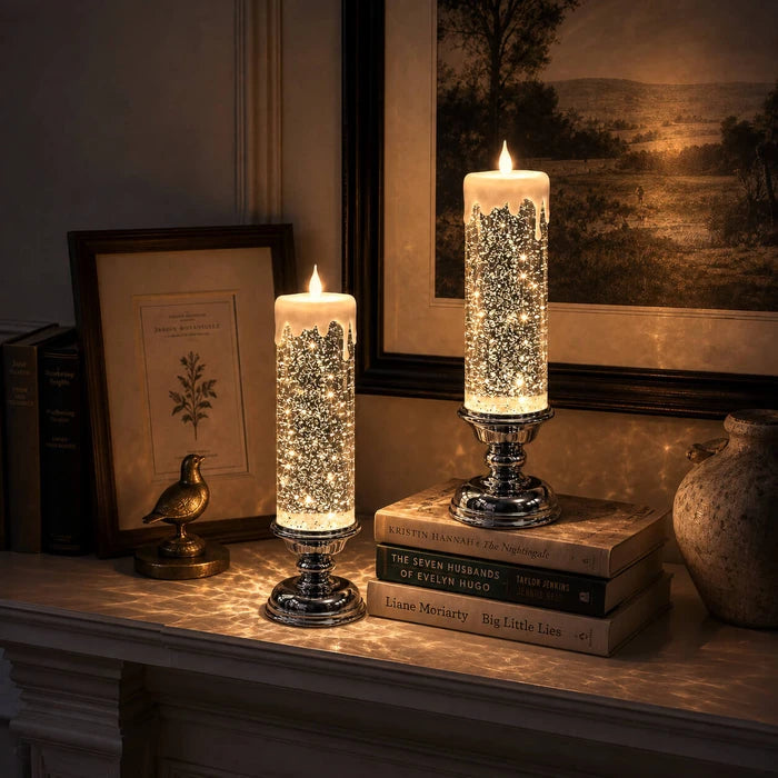 Glimmering Glitter Glow Candle