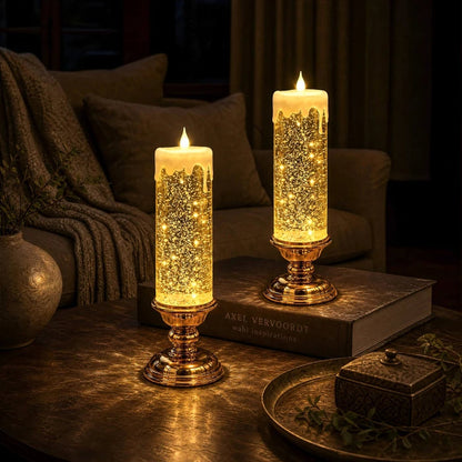 Glimmering Glitter Glow Candle
