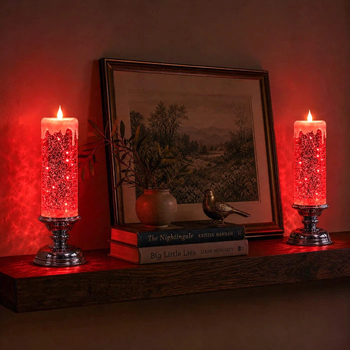 Glimmering Glitter Glow Candle