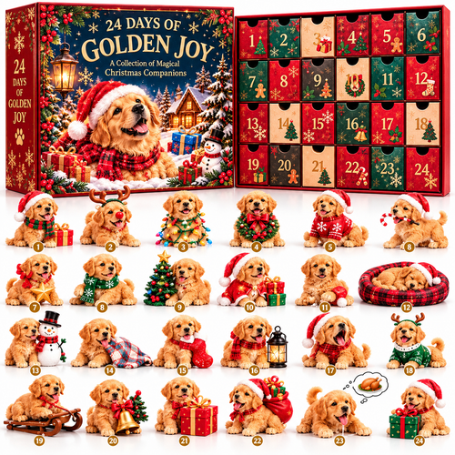 😂🐾 Who Ate Santa's Christmas Cookies?!  24 Days of Golden Retriever Mischief