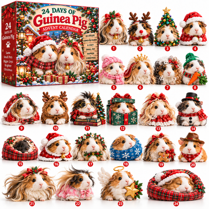 🎀Dear Wind, Stay Away From My Hair! 24 Days of Guinea Pig Hair Christmas Madness