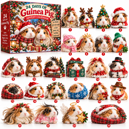 🎀Dear Wind, Stay Away From My Hair! 24 Days of Guinea Pig Hair Christmas Madness