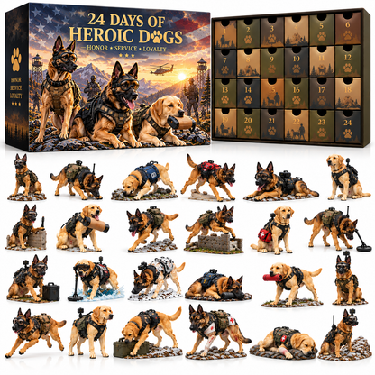 🐕🎖️2026 Military Working Dogs Advent Calendar – 24 Days of Courage, Loyalty & Honor