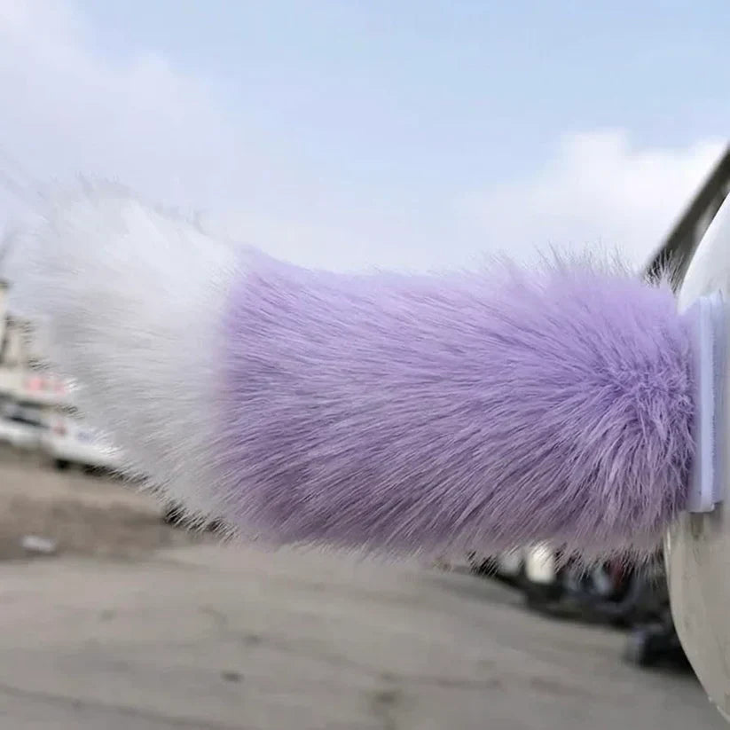 🦊 Fluffy Fox Tail Car Decor | Cute Auto Accessory