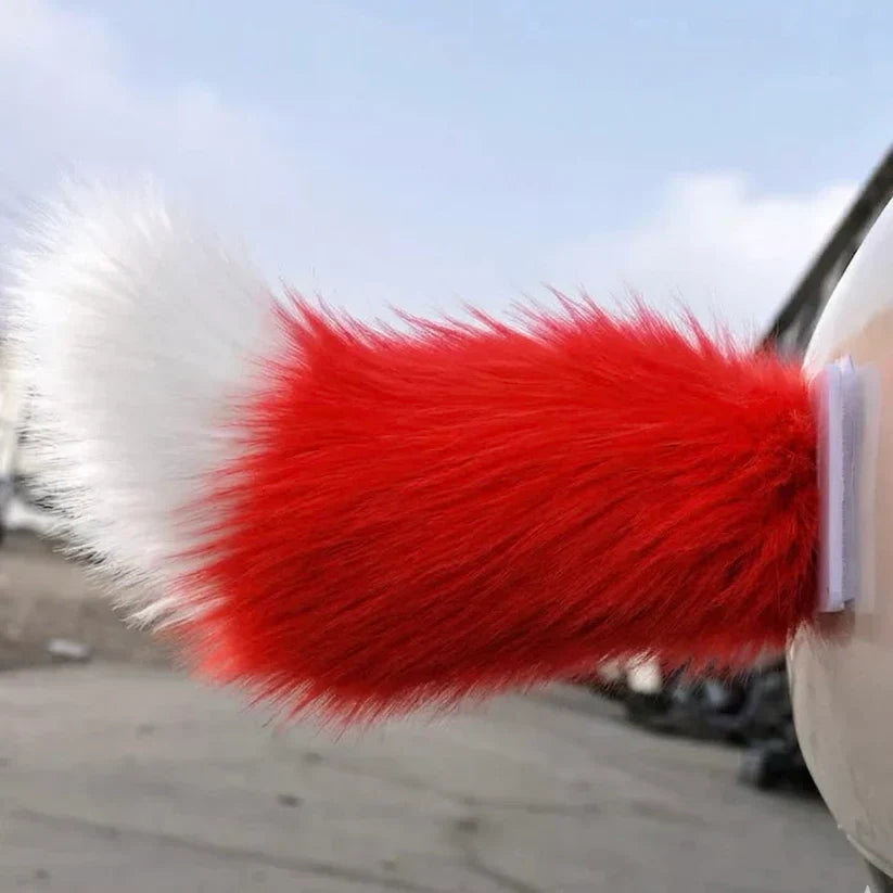 🦊 Fluffy Fox Tail Car Decor | Cute Auto Accessory