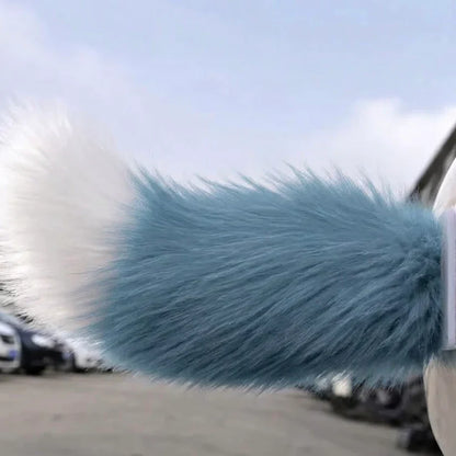 🦊 Fluffy Fox Tail Car Decor | Cute Auto Accessory