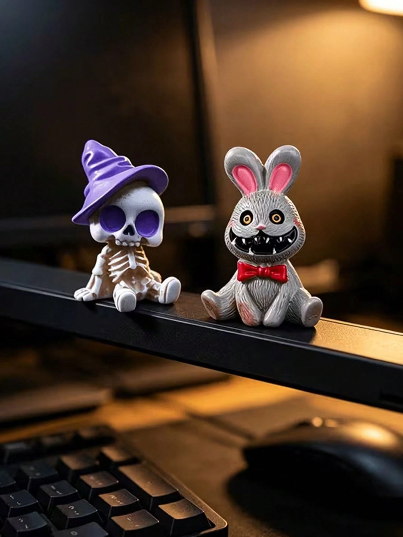 6pcs Halloween Funny Skeleton Mummy Figurines