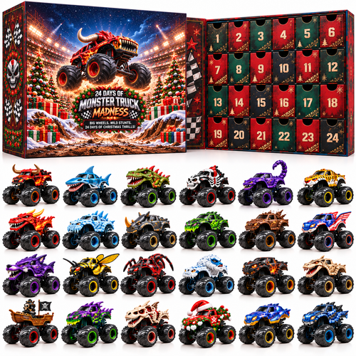 🔥 🛻2026 Monster Truck Advent Calendar – 24 Days of Wild Rides, Big Wheels & Christmas Madness
