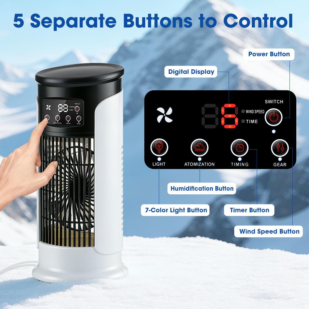 Portable AC Personal Mini Air Cooler Fan