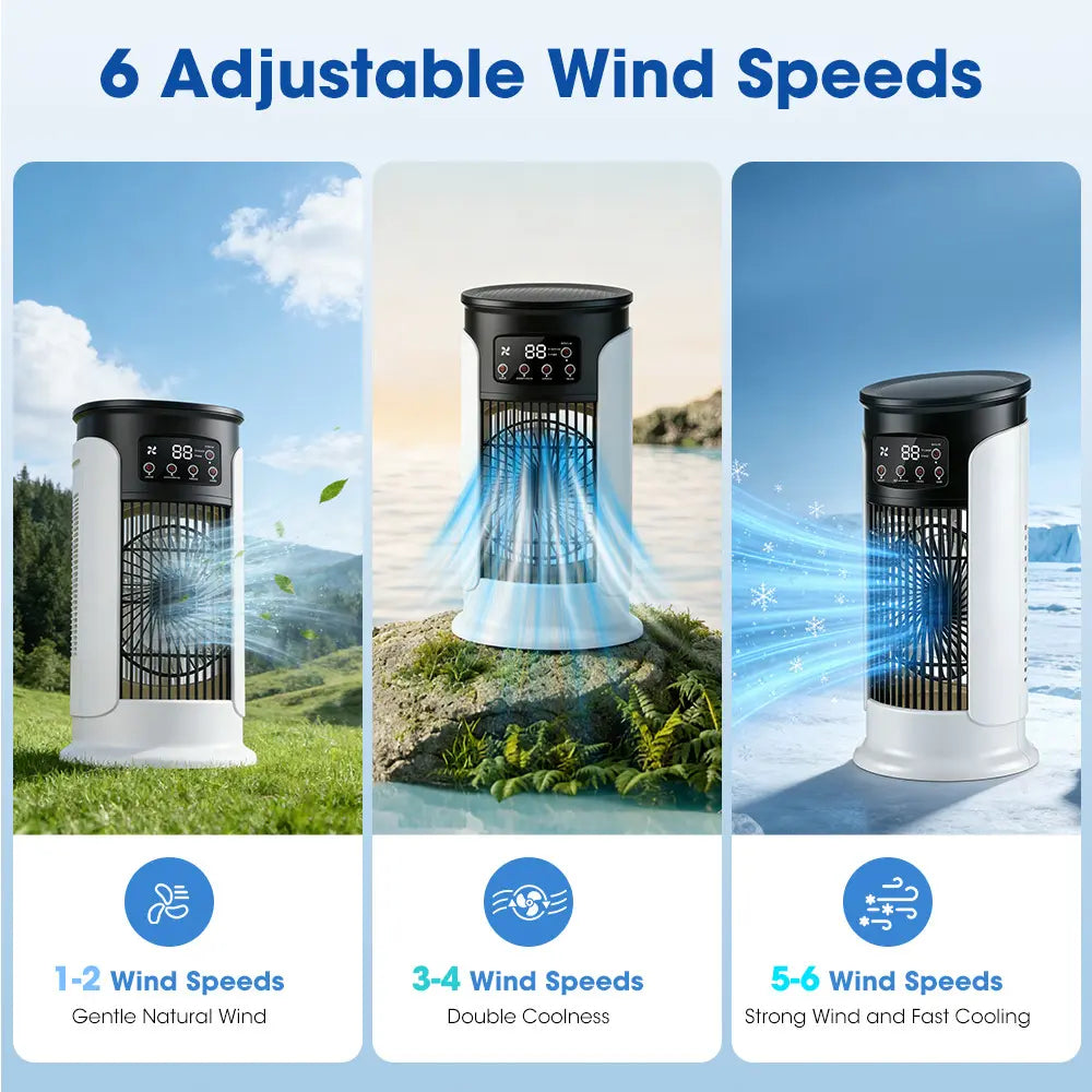 Portable AC Personal Mini Air Cooler Fan