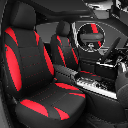 ✨ Worn Seat Refresh Covers – Sport Black & Red