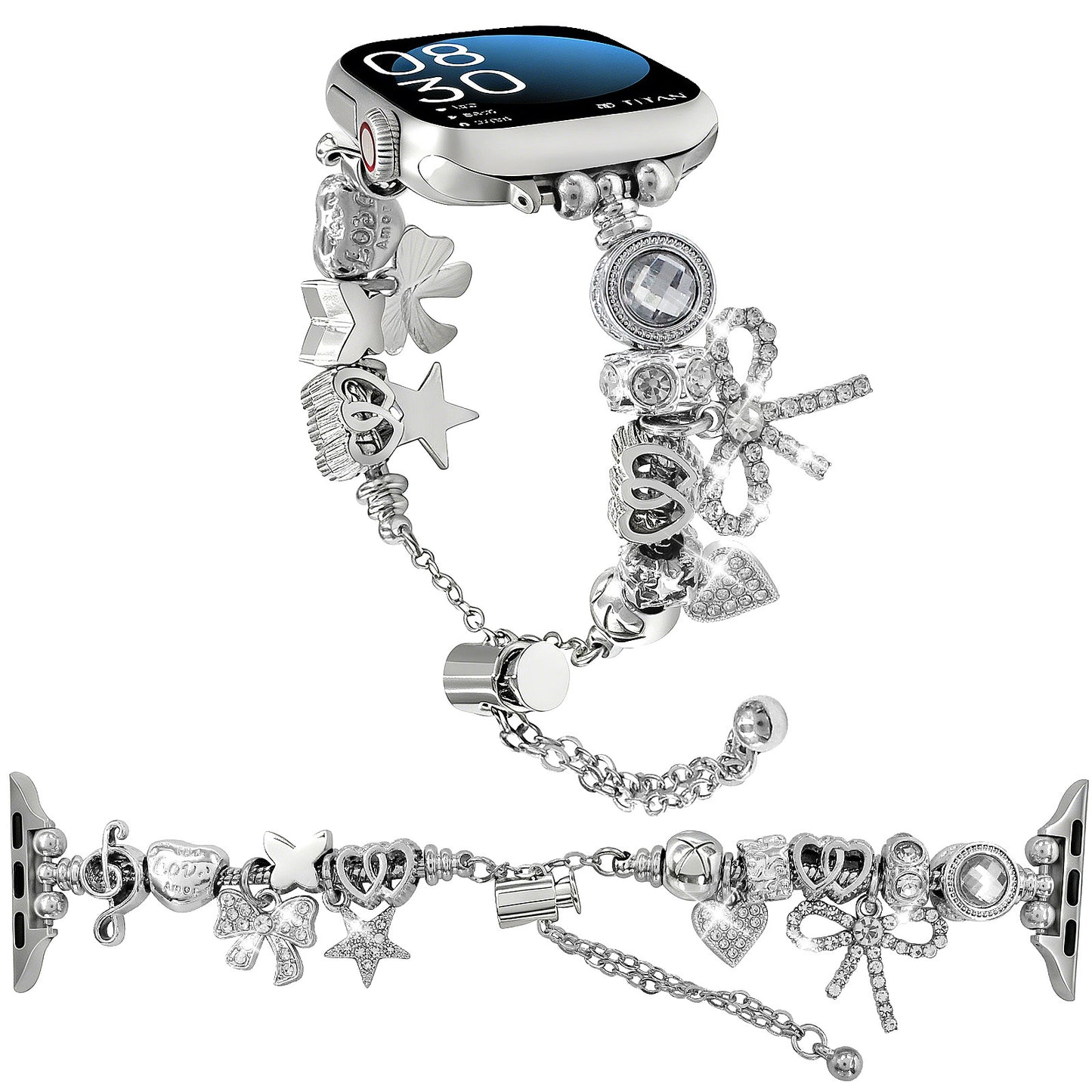 Boho Charm Apple Watch Band – Elegant Bracelet Style Strap