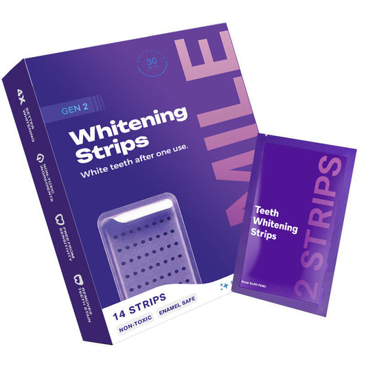 😁✨Easy At-Home Teeth Whitening Strips🌿All-natural, healthy, and safe （14 pieces）