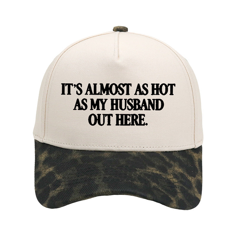 Funny "Almost As Hot As My Husband" Embroidered Hat