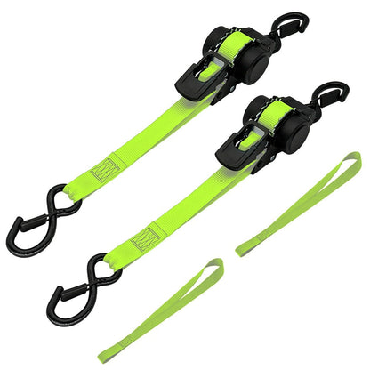 ⚡Green Ratchet Straps 11.5ft – 1500LB Hold for Moves & More