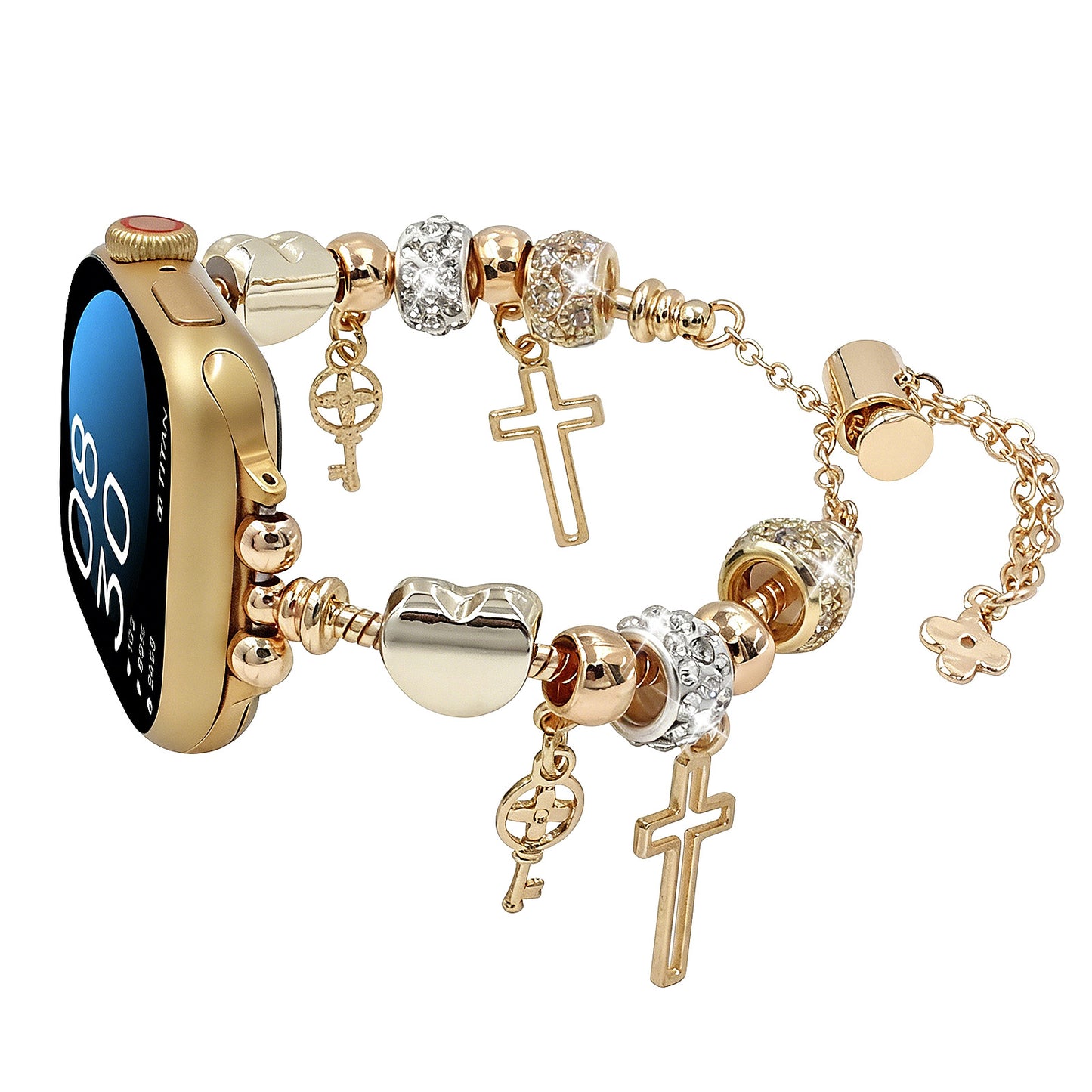 Boho Charm Apple Watch Band – Elegant Bracelet Style Strap